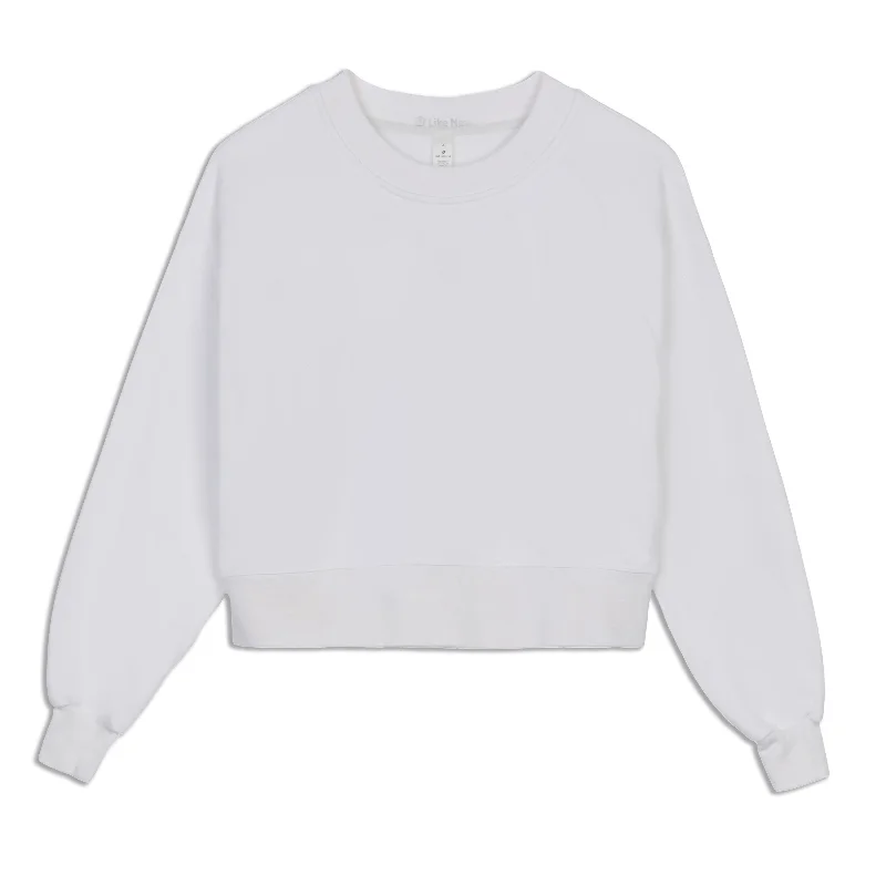 Perfectly Oversized Cropped Sweatshirt - Resale Hoodie with Camouflage Military Edgy