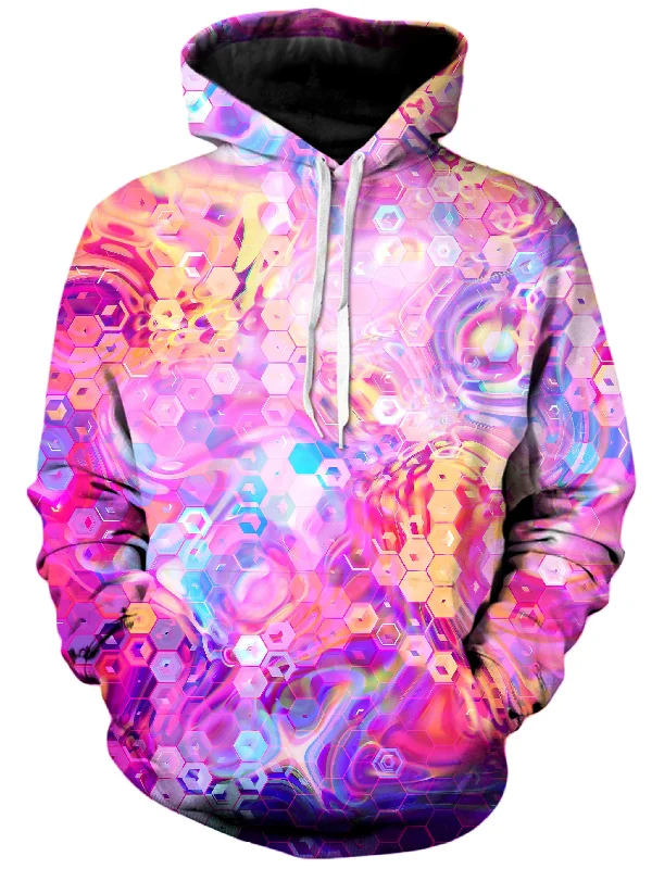 Purple Mirage Unisex Hoodie Hoodie with Drawcord Adjustable Secure