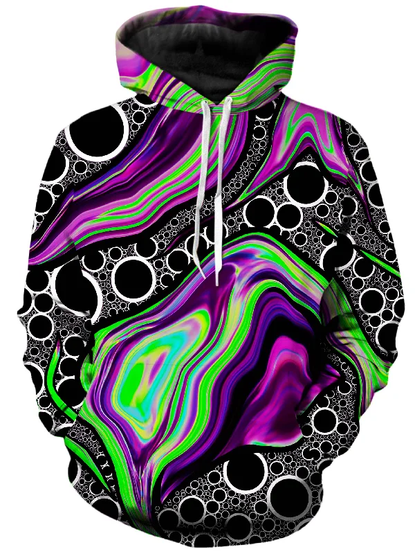 Purple Vision Unisex Hoodie Hoodie with Crew Neck Simple Timeless