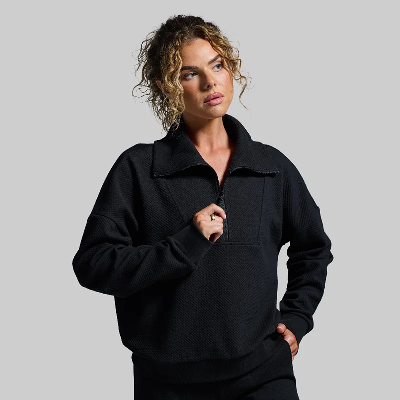 Revive Cloud Sweatshirt (Black) Hoodie with Emblem Brand Identity