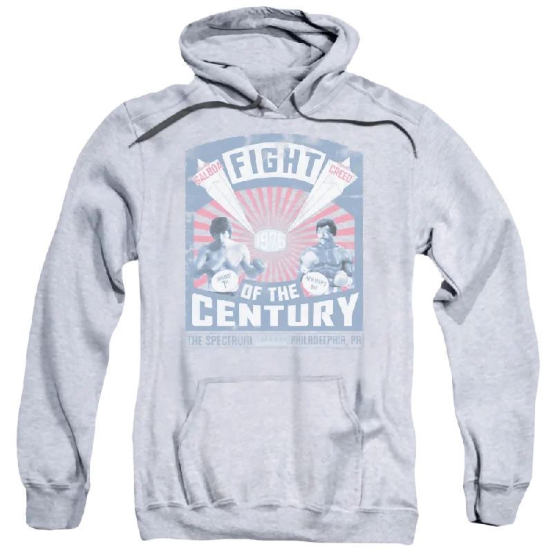 Rocky Balboa Creed Fight Poster - Pullover Hoodie Flutter Sleeve Feminine