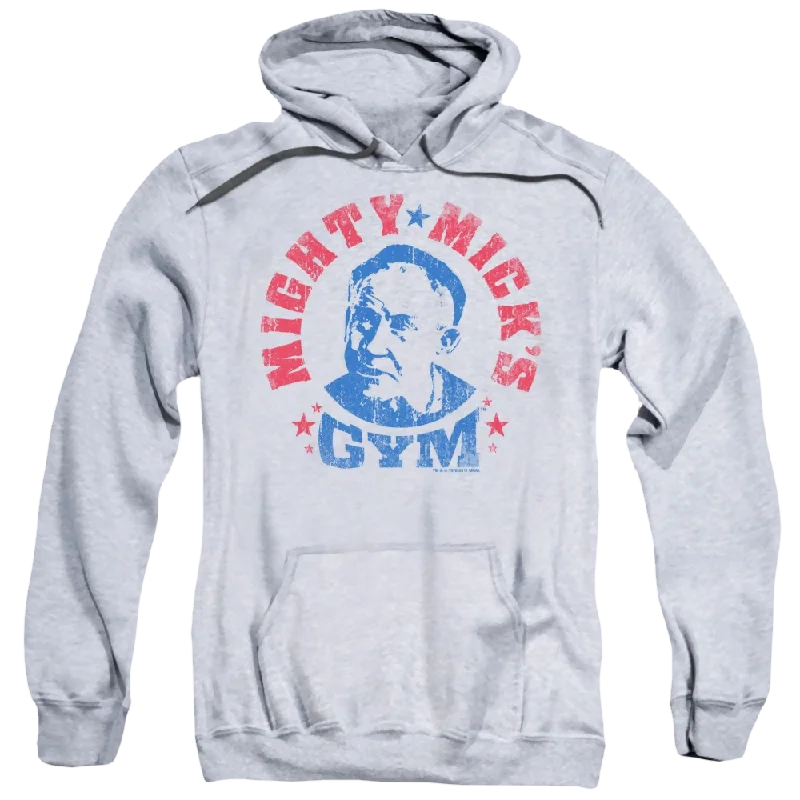 Rocky Rocky/Mighty Mick'S Gym - Pullover Hoodie Gathered Sleeve Pullover