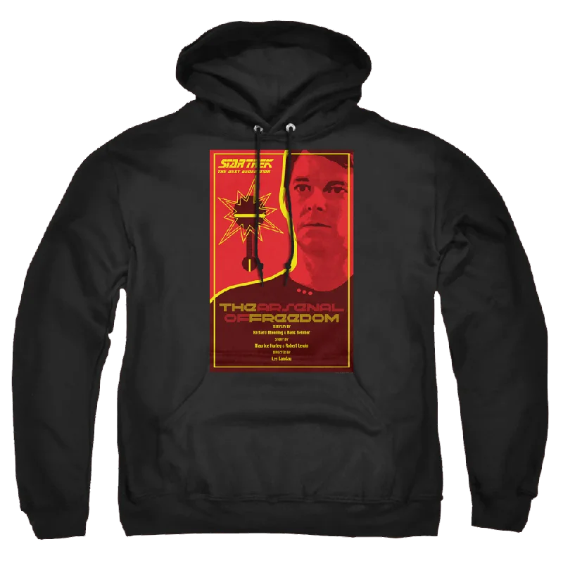 Star Trek The Next Generation Tng Season 1 Episode 21 - Pullover Hoodie Cable Knit Chunky