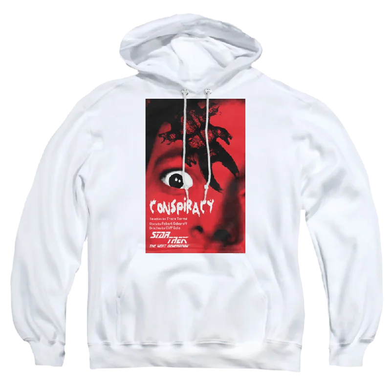 Star Trek The Next Generation Tng Season 1 Episode 25 - Pullover Hoodie Shawl Collar Sweater