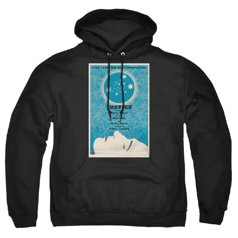 Star Trek The Next Generation Tng Season 1 Episode 8 - Pullover Hoodie Peter Pan Collar