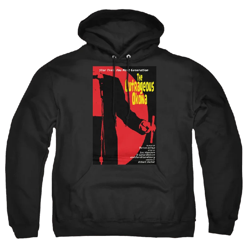 Star Trek The Next Generation Tng Season 2 Episode 4 - Pullover Hoodie Asymmetrical Neck Pullover