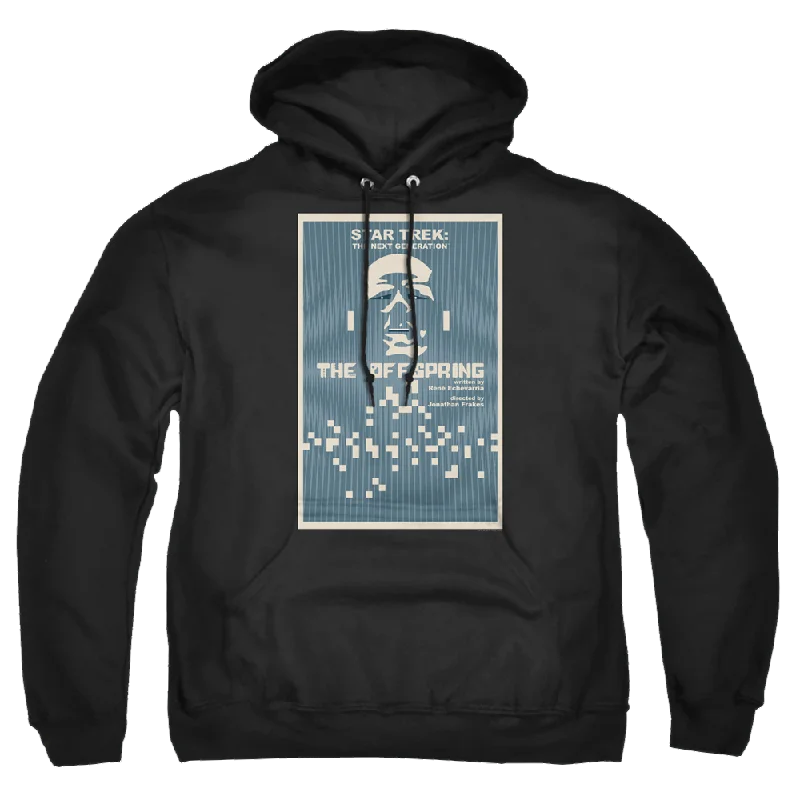Star Trek The Next Generation Tng Season 3 Episode 16 - Pullover Hoodie Sheath Sleeve Elegant