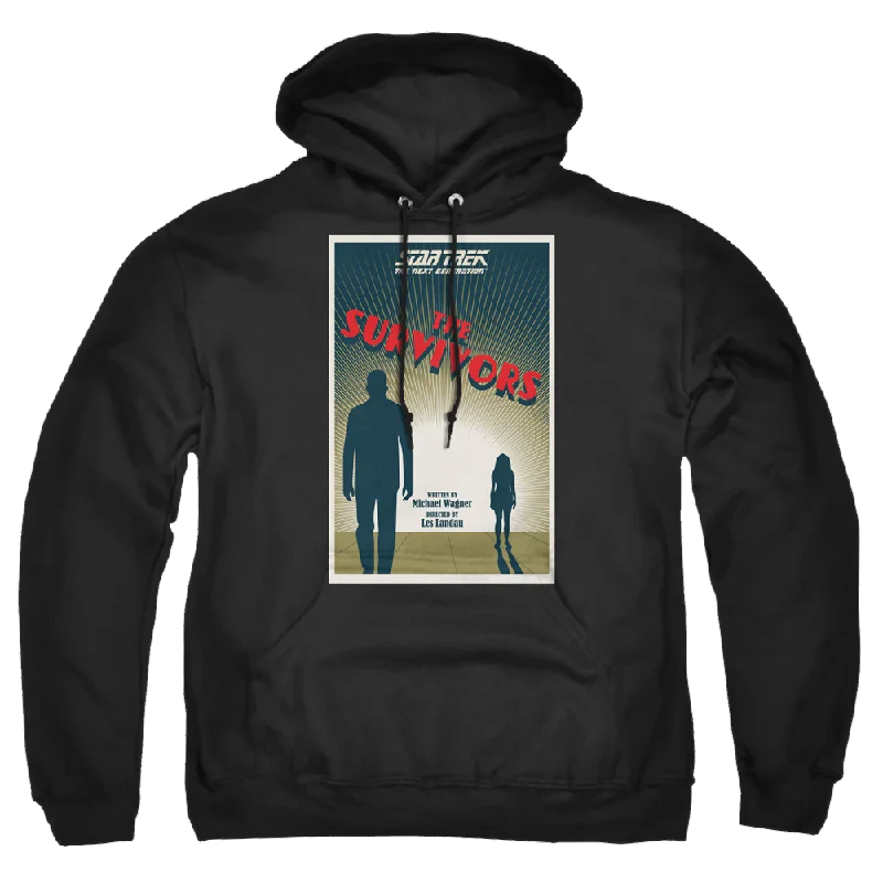 Star Trek The Next Generation Tng Season 3 Episode 3 - Pullover Hoodie Cap Sleeve Casual
