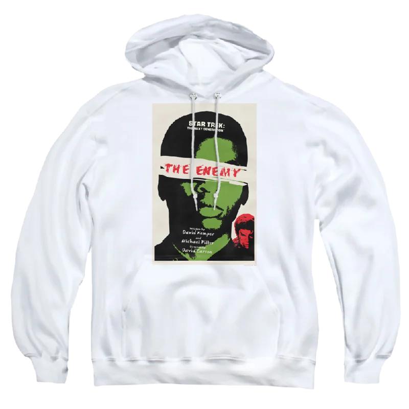 Star Trek The Next Generation Tng Season 3 Episode 7 - Pullover Hoodie Bishop Sleeve Elegant