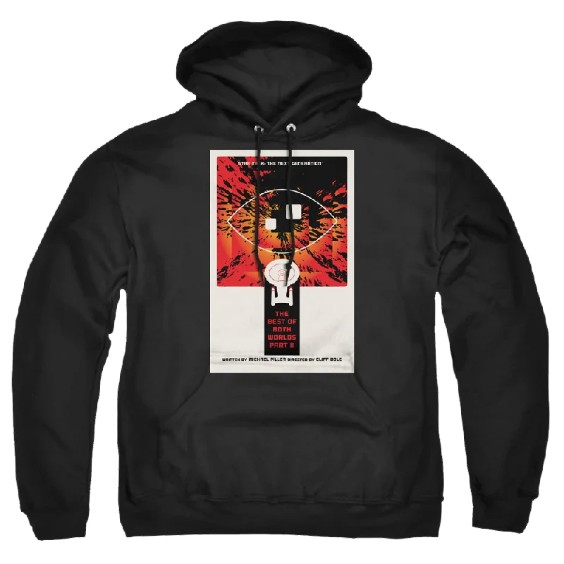 Star Trek The Next Generation Tng Season 4 Episode 1 - Pullover Hoodie Ruffled Neck Pullover
