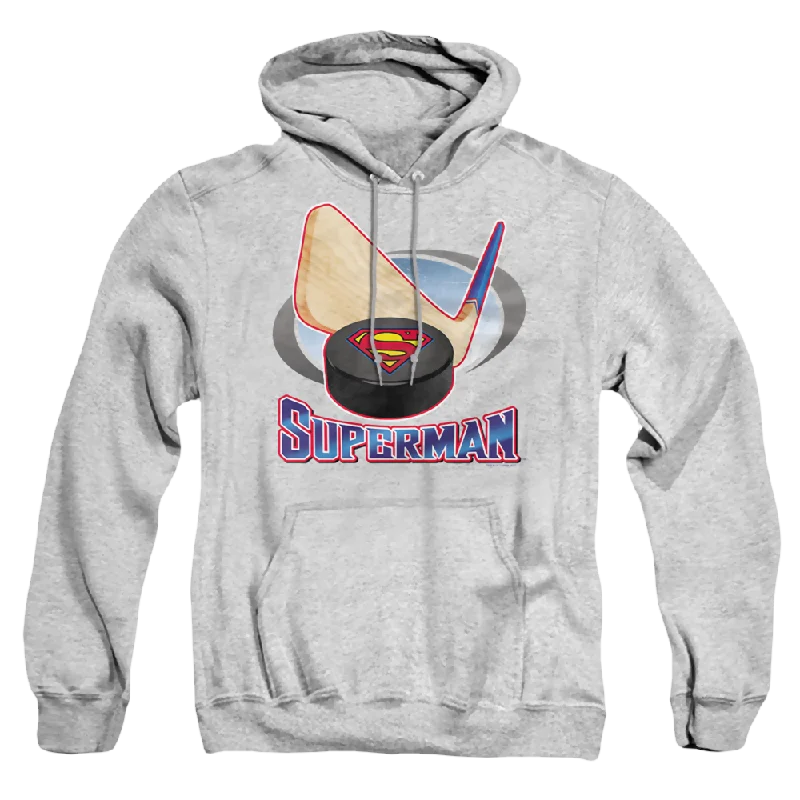 Superman Hockey Stick - Pullover Hoodie Set Sleeve Pullover