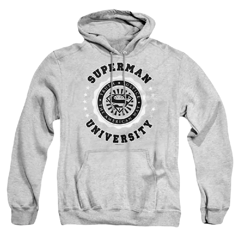 Superman Superman University - Pullover Hoodie Cold Shoulder Design