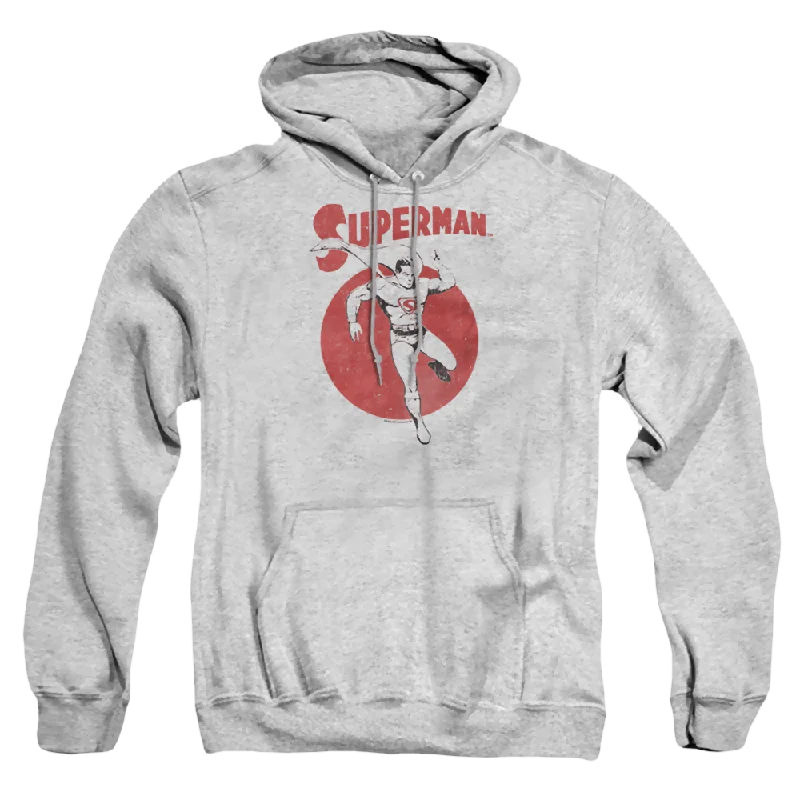 Superman Vintage Sphere - Pullover Hoodie Box Sleeve Comfort