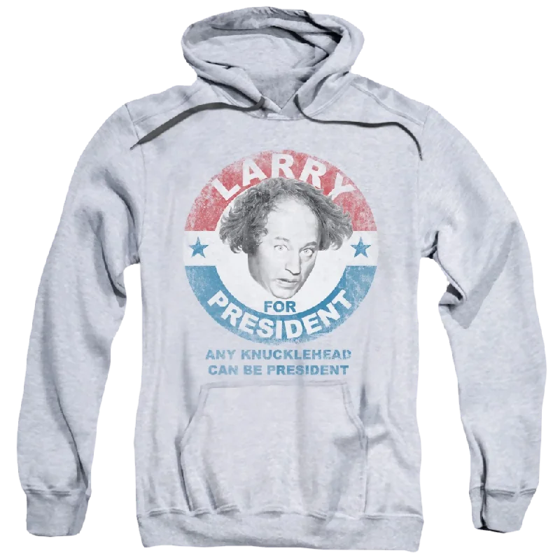 Three Stooges, The Larry For President - Pullover Hoodie Square Neck Pullover