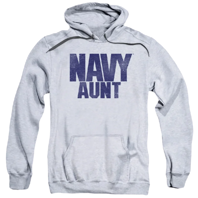 U.S. Navy Aunt - Pullover Hoodie Soft Wool Sweater