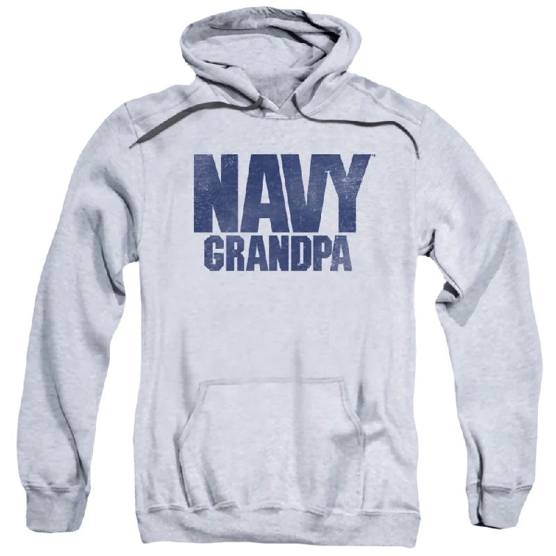 U.S. Navy Grandpa - Pullover Hoodie Crew Neck Wool