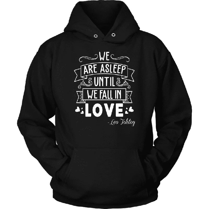 "We fall in love" Hoodie Hoodie with Fur Luxurious Winter