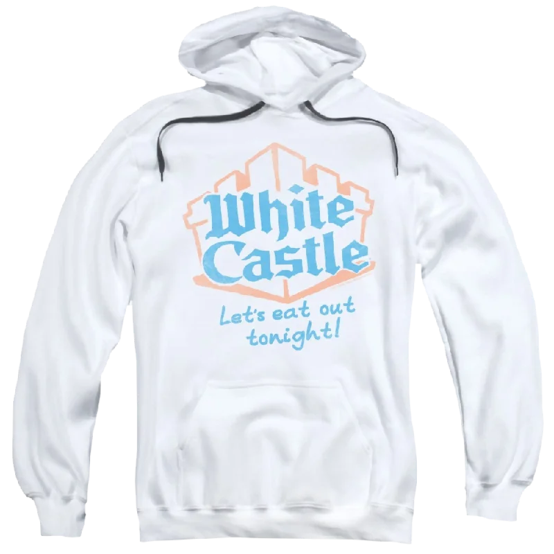 White Castle Lets Eat - Pullover Hoodie Open Front Cardigan