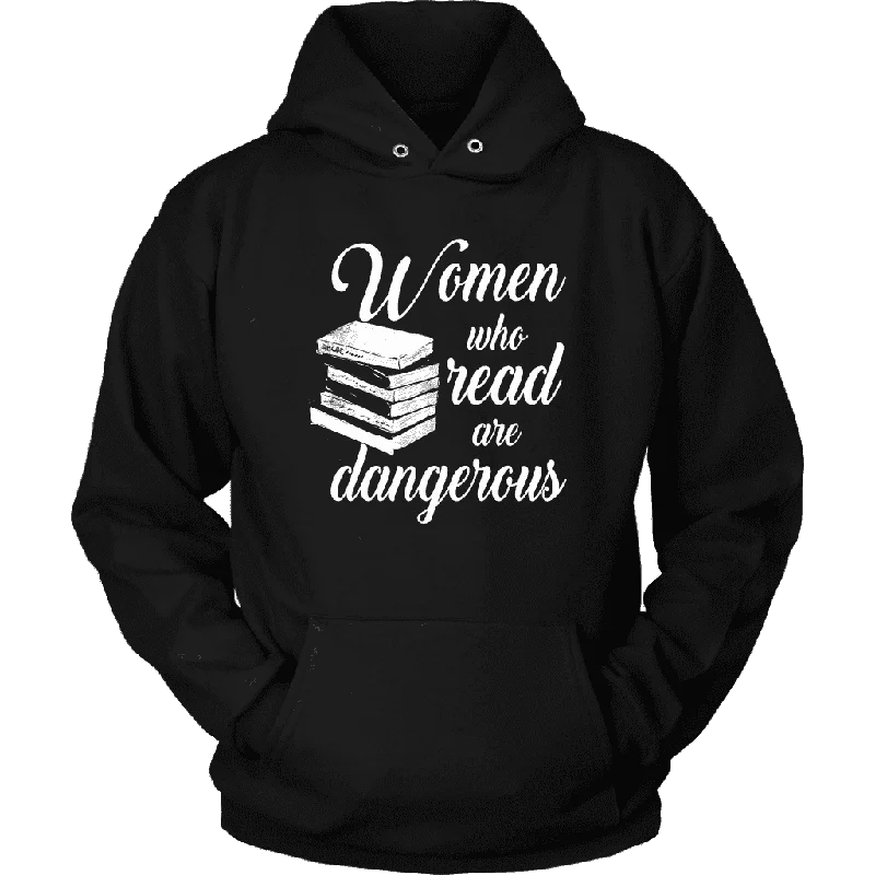 "Women who read" Hoodie Hoodie with High Neck Warm Protective