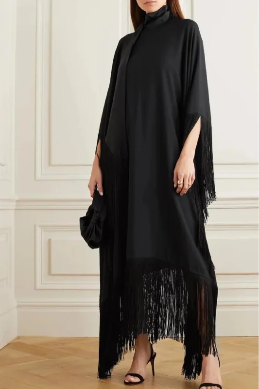 Midnight Black Evening Gown Tunics Essential wardrobe