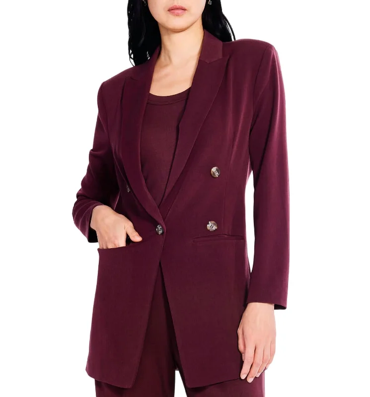 Avenue Blazer In Redwood Women's Trendy Suit