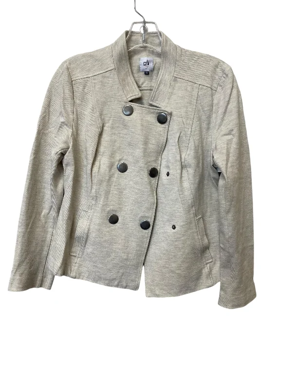 Blazer By Cabi In Beige, Size: M Women's Leather Blazer