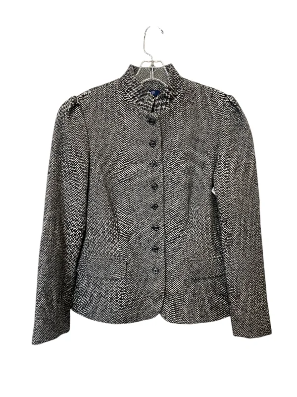 Blazer By Chaps In Grey, Size: 12 Women's Classic Blazer