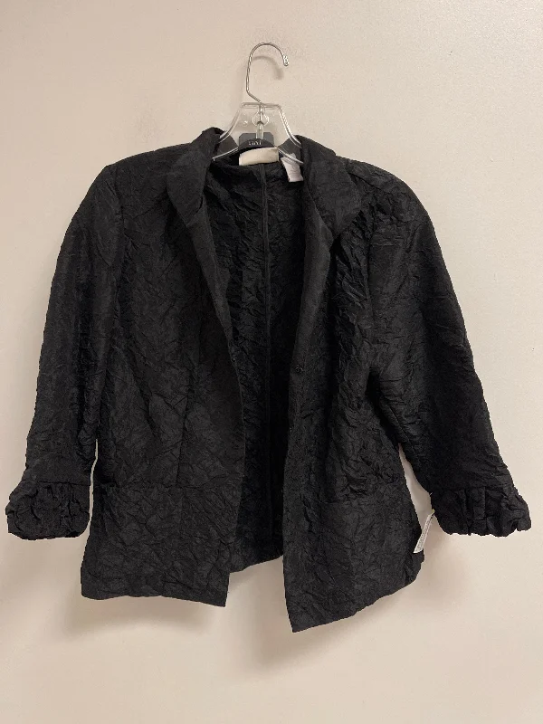 Blazer By Chicos In Black, Size: M Winter Women's Blazer