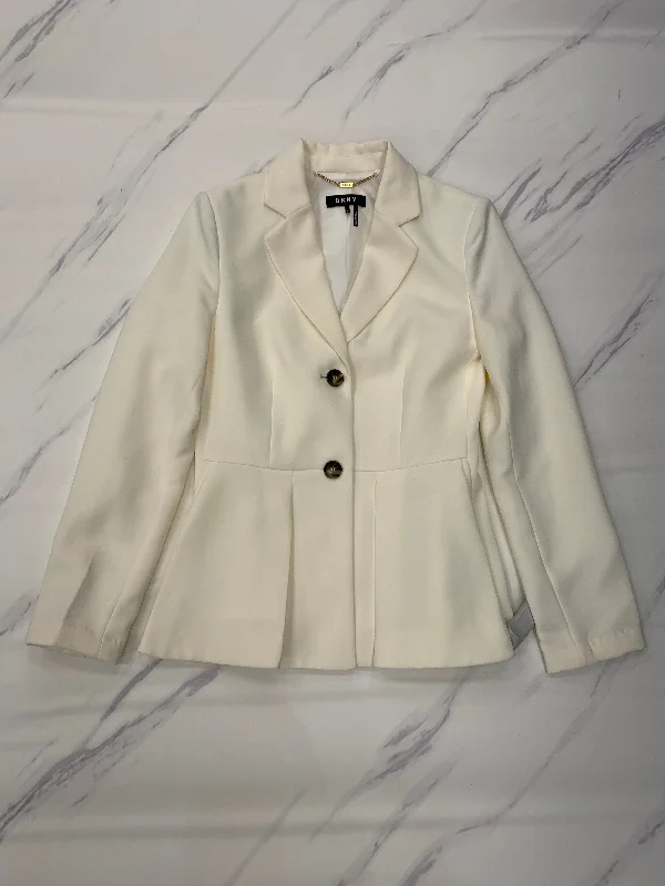 Blazer By Dkny In Cream, Size: Xs Women's Advanced Suit