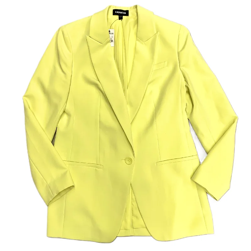 Blazer By Express In Yellow, Size: S Women's Advanced Suit