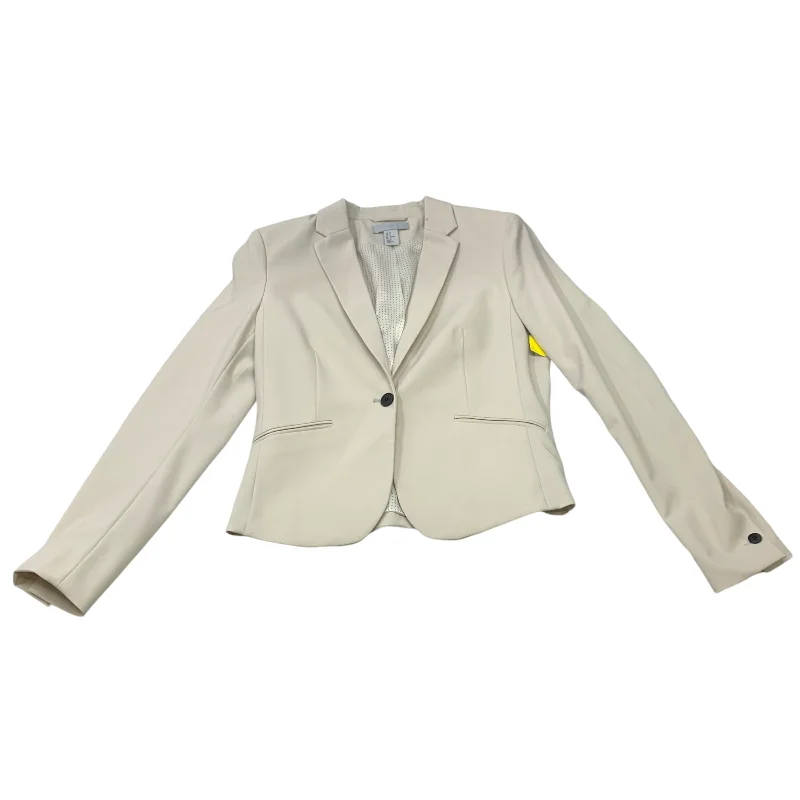Blazer By H&m In Cream, Size: S Women's Handmade Blazer