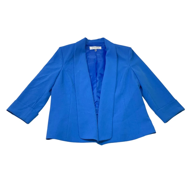 Blazer By Kasper In Blue, Size: Petite   S Women's Elegant Suit