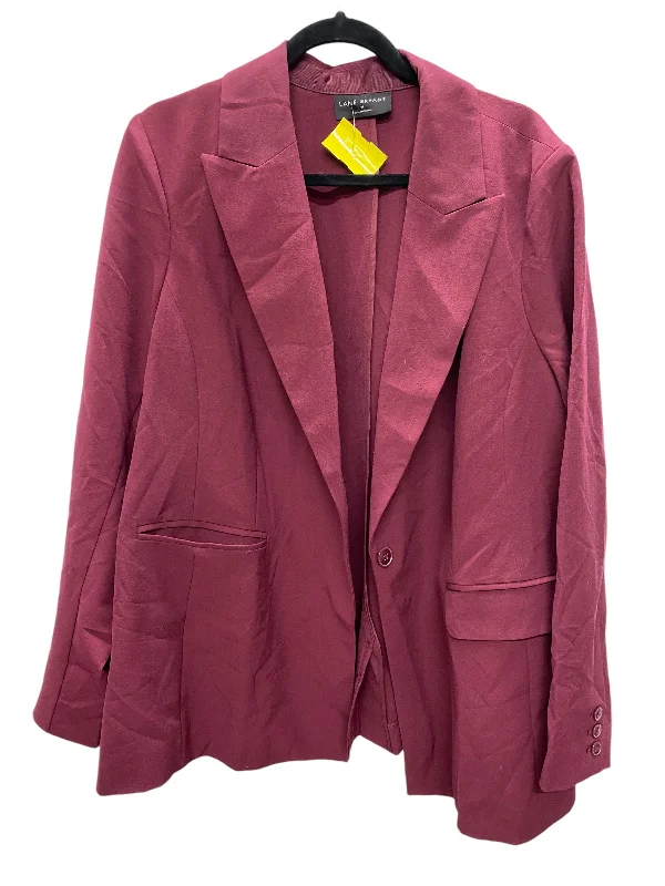Blazer By Lane Bryant In Purple, Size: 1x Women's Short Blazer