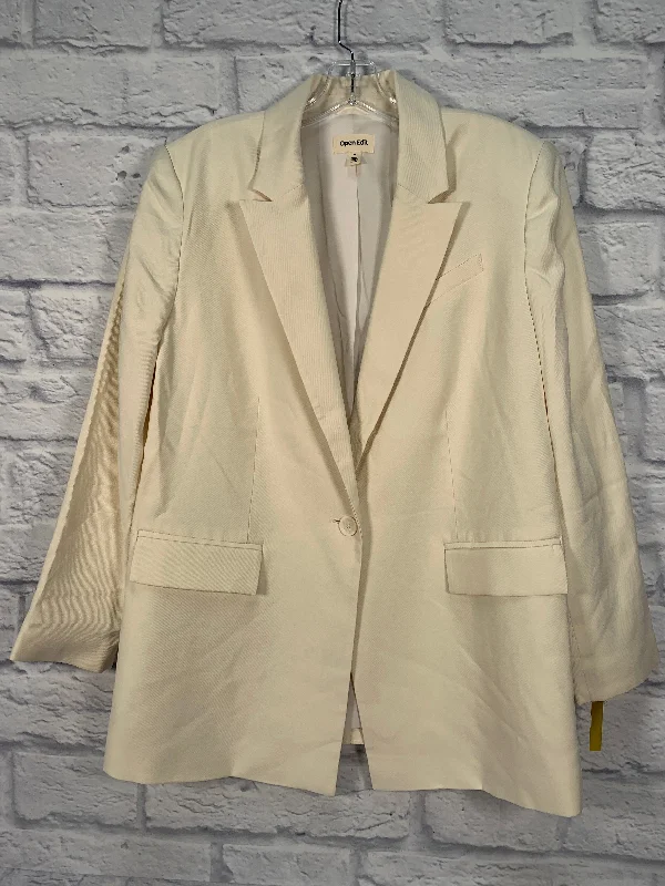 Blazer By Open Edit In Cream, Size: M Women's Fashion Blazer