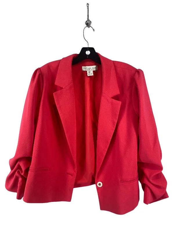 Blazer By Rachel Zoe In Pink, Size: L Women's Boutique Jacket