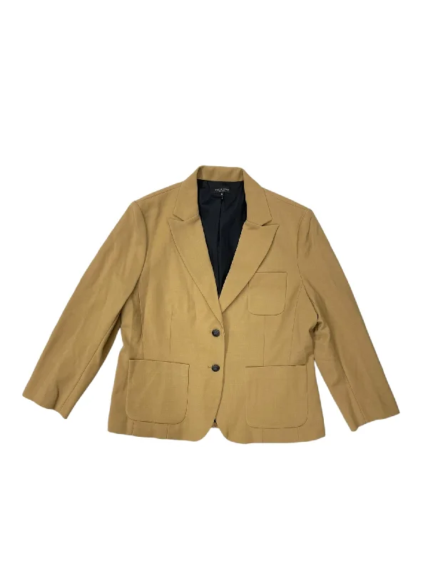 Blazer By Rag And Bone In Tan, Size: 16 Women's Luxurious Suit