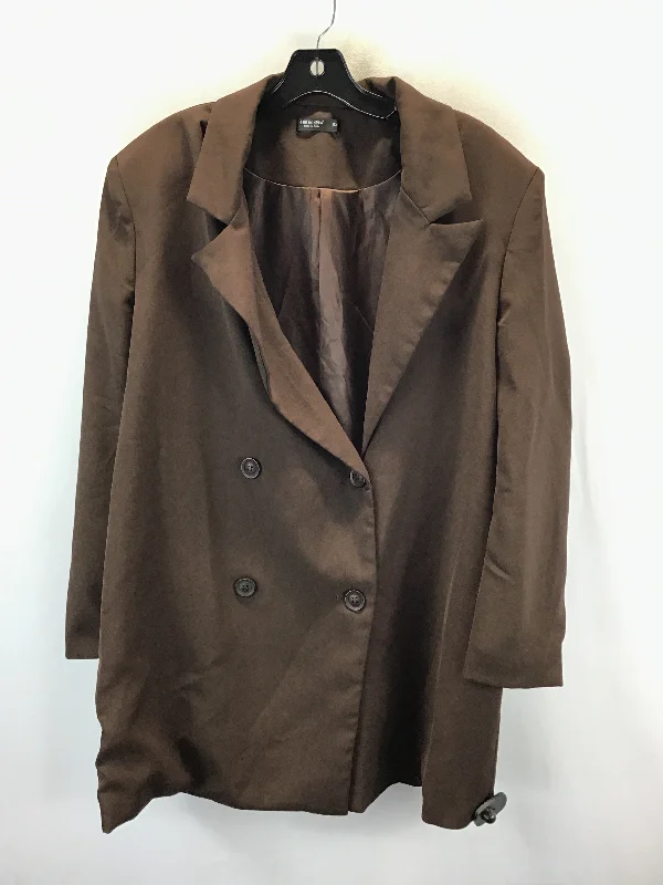 Blazer By Shein In Brown, Size: Xl Summer Women's Jacket