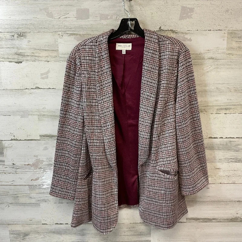 Blazer By Skies Are Blue In Red, Size: 2x Women's Print Jacket
