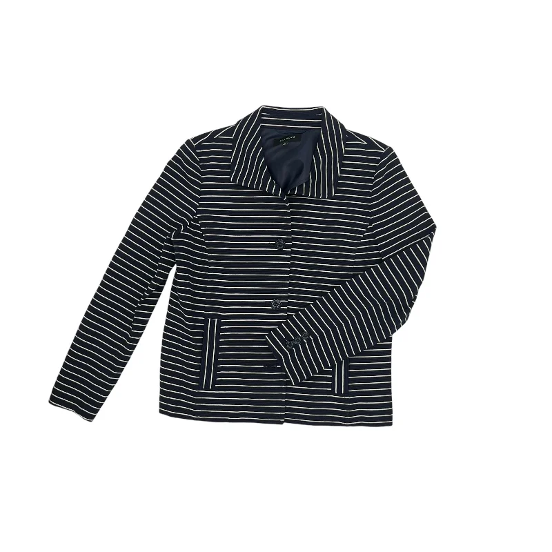 Blazer By Talbots In Blue, Size:M Women's Formal Blazer