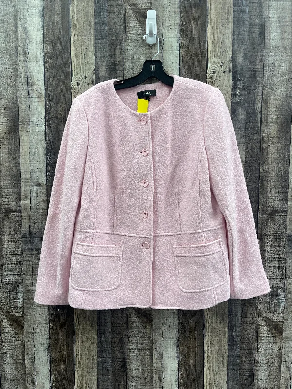 Blazer By Talbots In Pink, Size: L Women's Vacation Suit