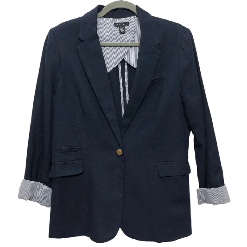 Blazer By Willi Smith In Navy, Size:Xl Women's Luxurious Jacket