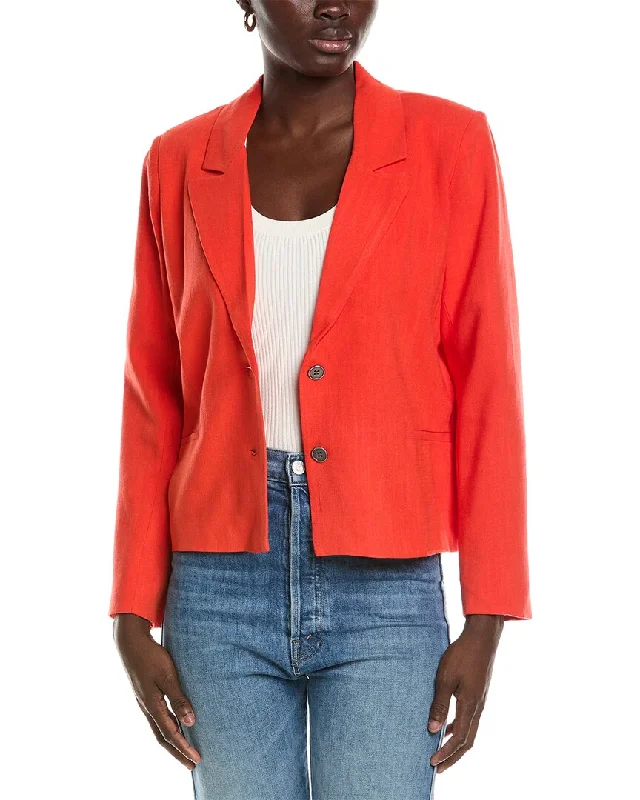 Chaser Santanaa Linen-Blend Blazer Women's Luxurious Suit