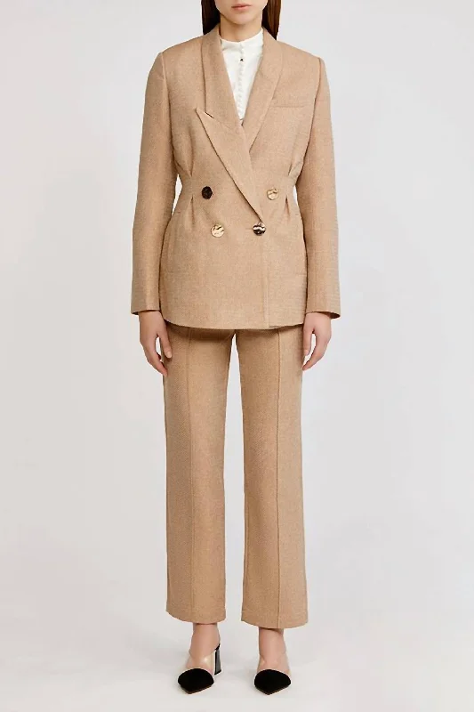 Esso Blazer In Khaki Women's Vintage Jacket