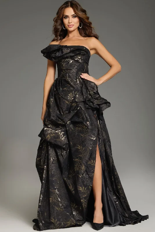 Jovani 38265 A Line Formal Ruffled Evening Long Dress Tunics Bestseller popular