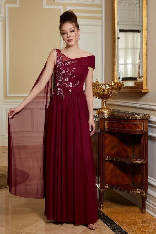 MGNY Madeline Gardner New York 72817 Formal Evening Cape Long Gown Tunics Fashionable trendy