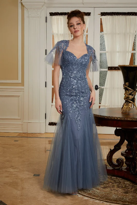 MGNY Madeline Gardner New York 72831 Evening Gown Beaded Formal Long Dress Tunics Versatile functional