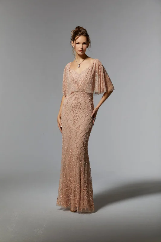 MGNY Madeline Gardner New York 72932 Mother of the Bride Long Dress Tunics Cozy comfortable