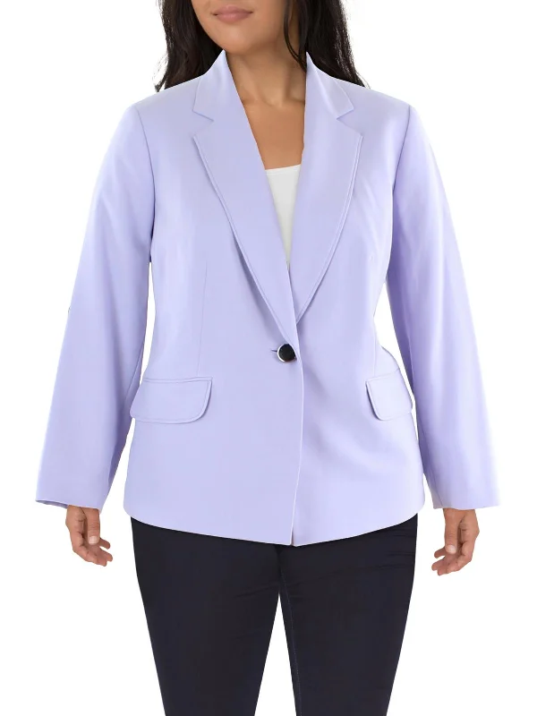 Plus Womens Suit Separate Office One-Button Blazer Milan Custom Blazer