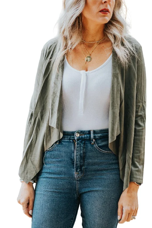 Pro Tip Blazer In Olive Spring Women's Coat
