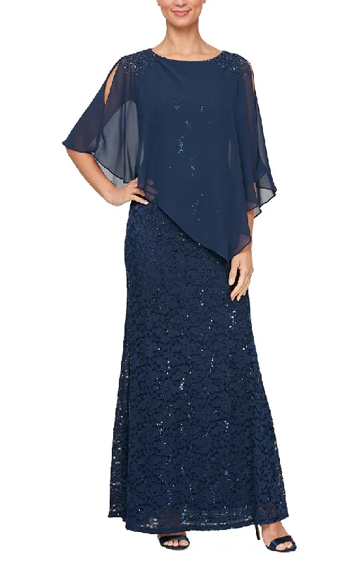 SL Fashions 9113121 Formal Long Dress Tunics Stylish modern